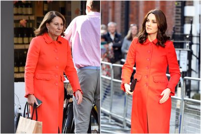 Carole ir Kate Middleton