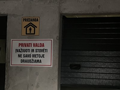 Priedanga daugiabučio požeminiame parkinge