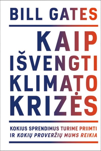 Kaip išvengti klimato krizės