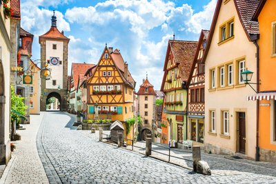 Romantiškasis kelias („Romantische Straße“) Rothenburg ob der Tauber