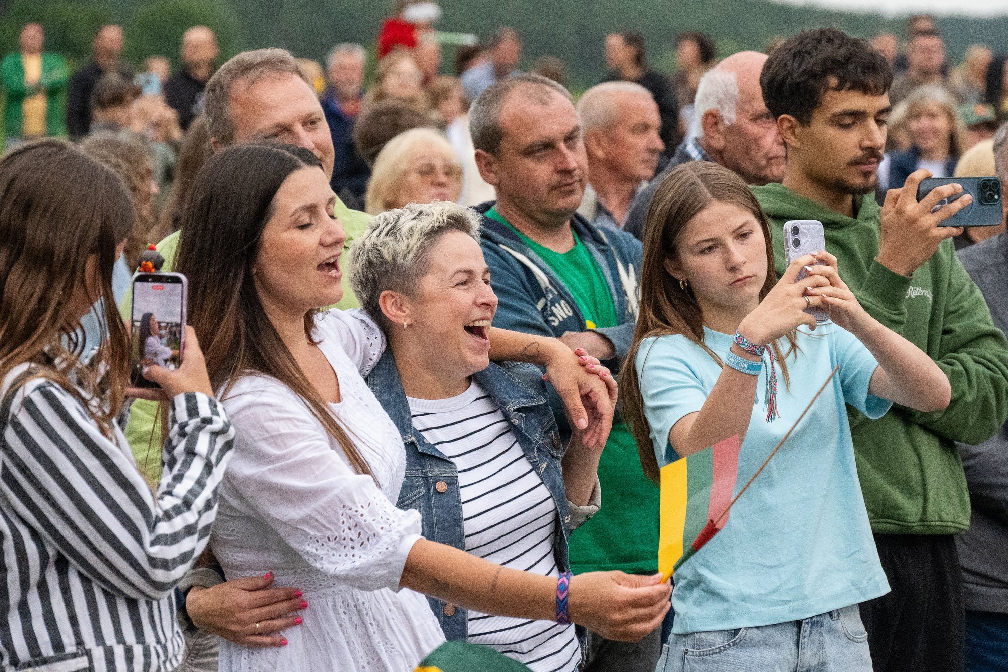 National Anthem Echoes Among Merkinė Hills on Statehood Day