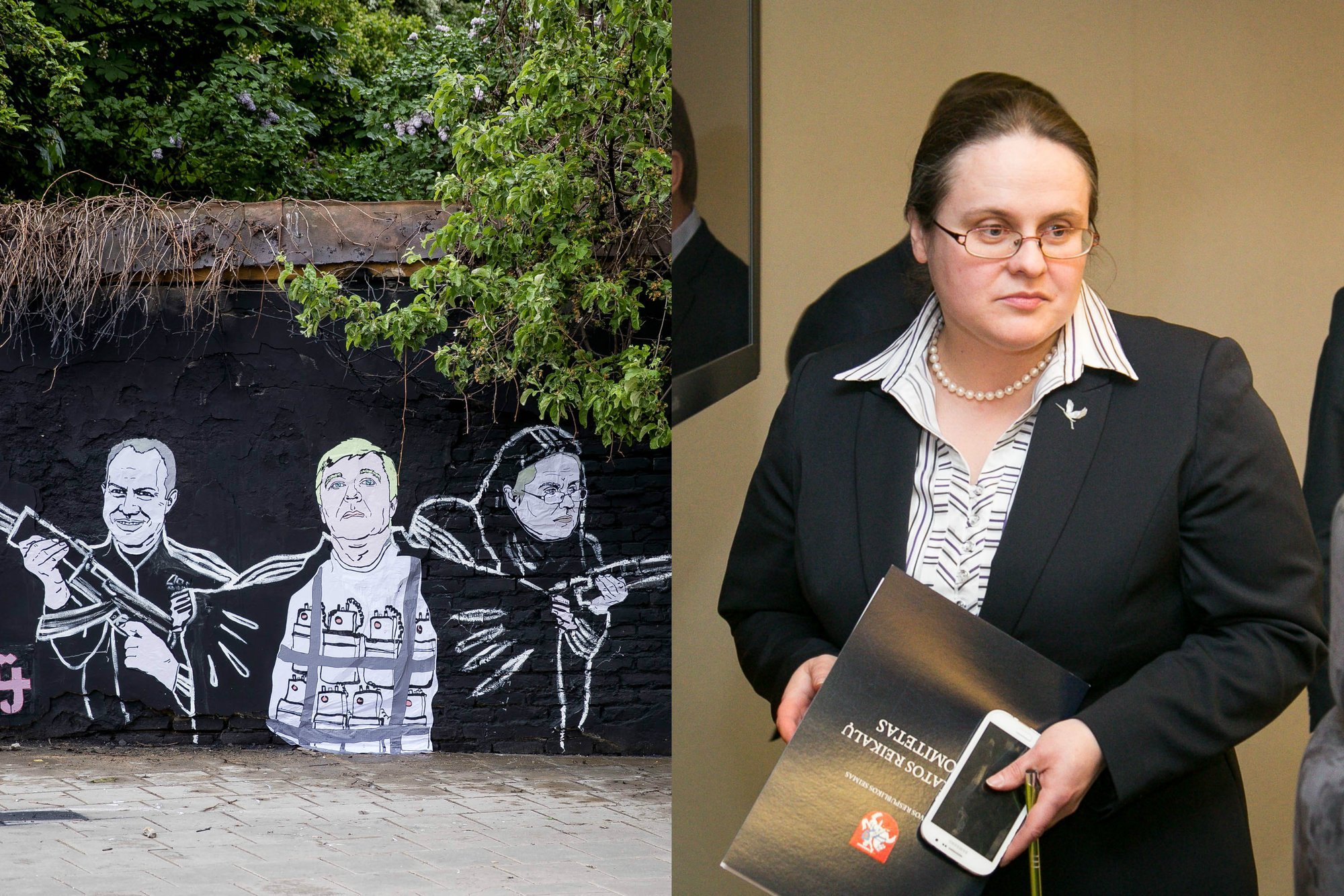 A. Širinskienės nesutrikdė „Keulė Rūkė“ grafiti: pasidalijo ir pati ...