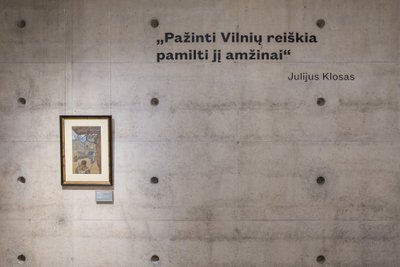 Paroda „Vilnius amžinai. Dailės kūrinių ir vadovų po miestą dialogas“. (Antano Lukšėno ir Andraius Stepankevičiaus nuotr. / Lietuvos meno pažinimo centras „Tartle“)