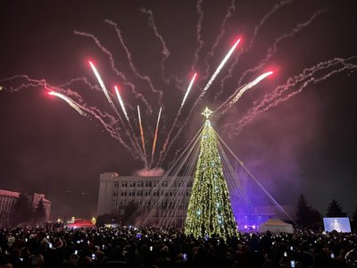 Marijampolės eglės įžiebimas