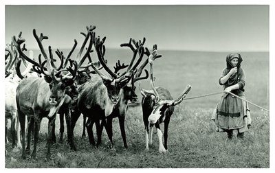 Juozas Kazlauskas. „Šiaurės moteris“, Jugros tundra, 1975