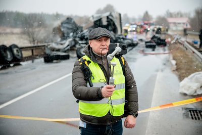 Savaitės kriminalai. Sprogimas daugiabutyje ir tragi&scaron;kas susidūrimas su vilkiku