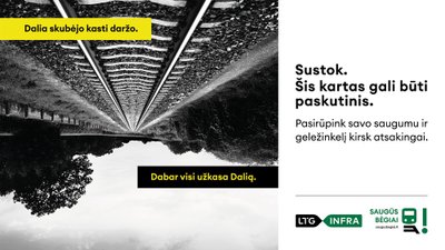 LTG grupės reklaminė kampanija „Saugūs bėgiai“