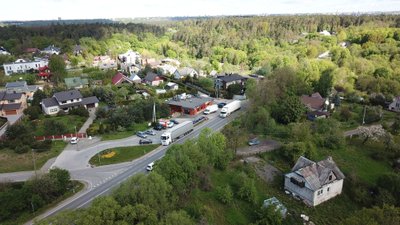 Nelegaliai pastatyta parduotuvė Kaune, Marijampolės plente