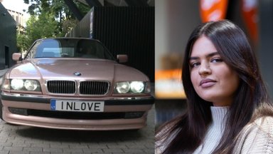 Išskirtinį BMW vairuojanti fotografė Greta Kuliušaitė-Luckytoote: prašau, kad piltų braškinius tepalus