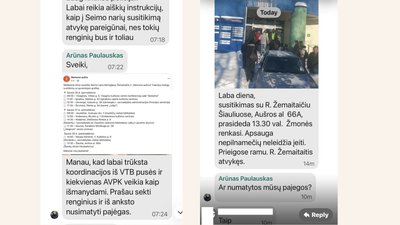 Susirašinėjimas dėl „Nemuno aušros“ renginių