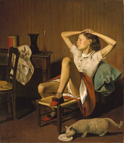 Balthus. Svajojanti Teresė. 1938