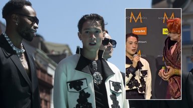 Plinta nejaukus vaizdelis iš „Eurovizijos“, gerbėjai negaili kritikos vedėjai