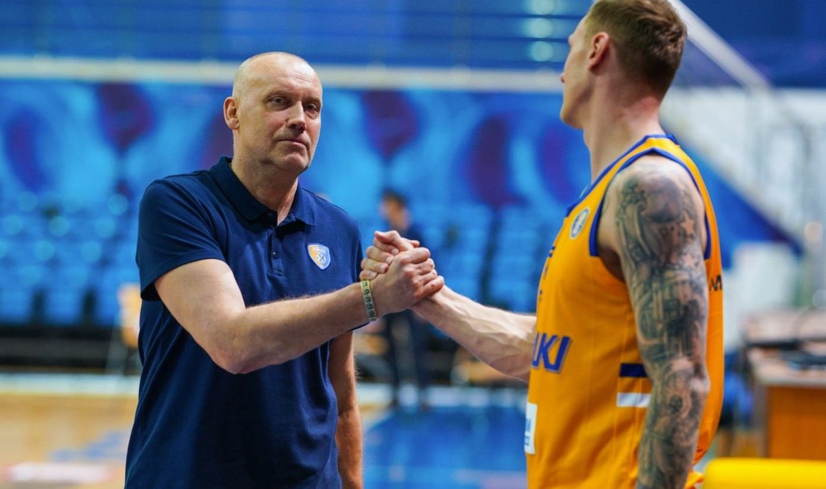 Rimas Kurtinaitis ir Janis Timma (BC "Chimki")