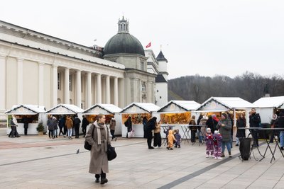 Kalėdinis miestelis Katedros aikštėje 