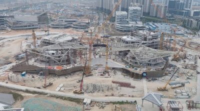 „Zhuhai Jinwan“ visuomenės meno centras (Zaha Hadid Architects nuotr.)