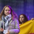 Greta Thunberg vadina Trumpą „pavojingesniu“ variantu, bet kritikuoja Harris dėl Gazos Ruožo