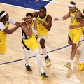 Kosminė serijos pradžia: Haliburtonas su sirena išplėšė pratęsimą ir Niujorke triumfavo „Pacers“