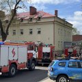 Пожар в Лентварской начальной школе ликвидирован