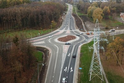 Žiedinės sankryžos Akademijos miestelyje