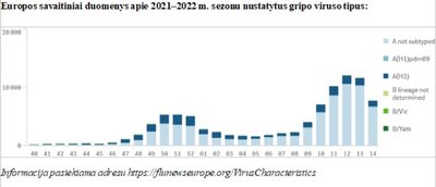 Sergamumas gripu ir ūminėmis viršutinių kvėpavimo takų infekcijomis balandžio 11-17 dienomis