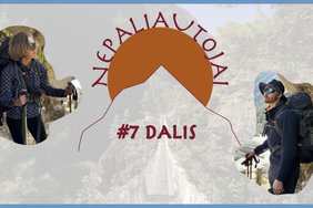 NEPALIAUTOJAI. Aukščiausiu kabančiu tiltu link vartų į Himalajus – Namche Bazaar