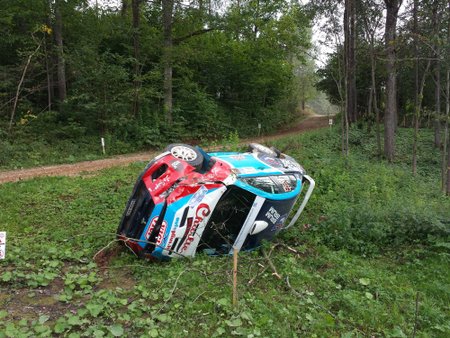 D. Matijošaičio avarija 300 Lakes Rally