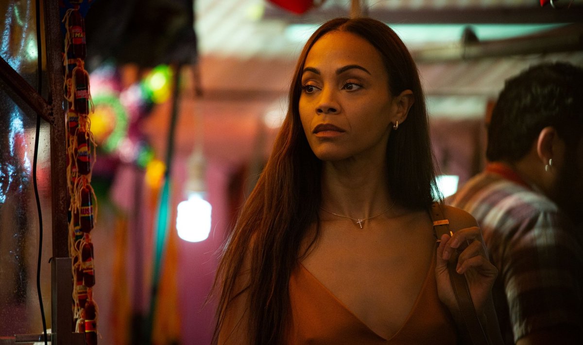 Zoe Saldana vaidino filme "Emilija Perez"