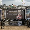 JT pasmerkė „pasibjaurėtiną“ „Hamas“ įkaitų karstų demonstravimą