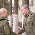 Kurske – neįprastas Putino pasirodymas