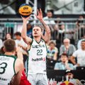 Šeimininkų kirčio sulaukusi Lietuvos 3x3 rinktinė kausis dėl Europos čempionato bronzos