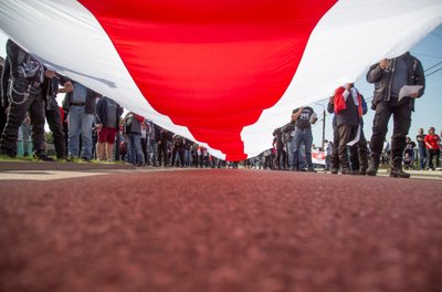 Delfi.ru su fondo BYSOL įkūrėju Andrejumi Strižaku: baltarusiai ir Lukašenka – 3-eji metai po protestų