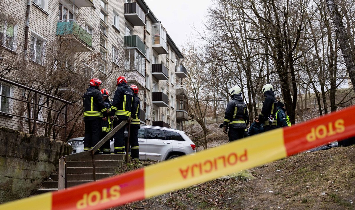 Vilniuje, Dzūkų g. esančiame daugiabutyje, įvyko sprogimas