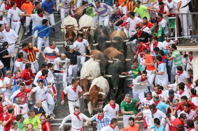  Pamplonos Bėgimo nuo bulių festivalis