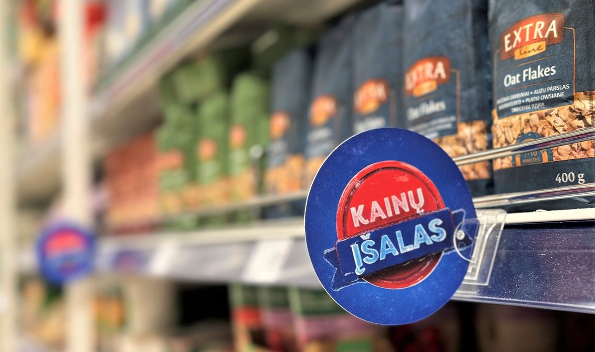 „Maxima“ skelbia kainų įšalą – atrinktų produktų kainos iki metų pabaigos nedidės