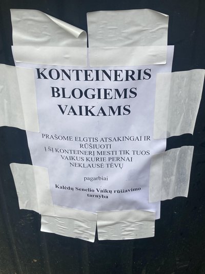 Konteineris Šeškinėje