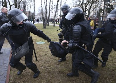 Protestai Minske