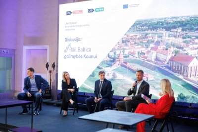 „Rail Baltica“ informacijos centro atidarymas Kauno geležinkelio stotyje