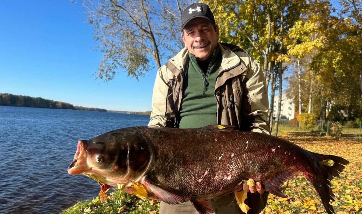 Žvejys sugavo 22,9 kg sveriančią žuvį