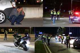 Naktinis reidas Vilniuje: gatvėje išvydo vaizdą, lyg gaudynės vyktų filme 