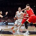 Lyderių charakteris: „Olympiakos“ klampiame ketvirtfinalio starte įveikė Europos karalius