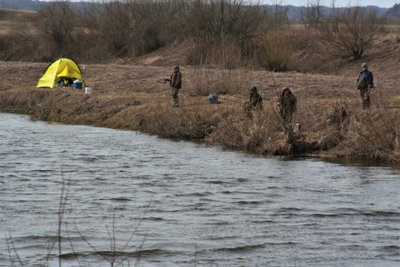 Žiobrių žūklė Dubysoje