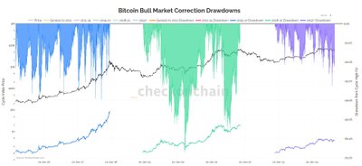 Dabartinis BTC nuosmukis istoriniame kontekste