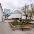 Vilniaus centre degė planetariumo stogas