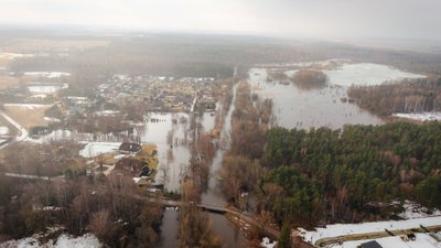 Pavasarinis potvynis Panevėžio rajone