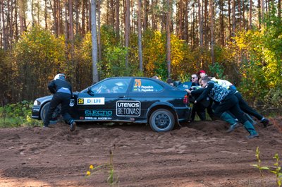 Lietuvos ralio čempionato finalas (V. Pilkausko nuotr.)