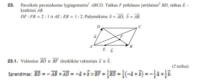 Matematikos egzamino užduotis (NEC nuotr.)