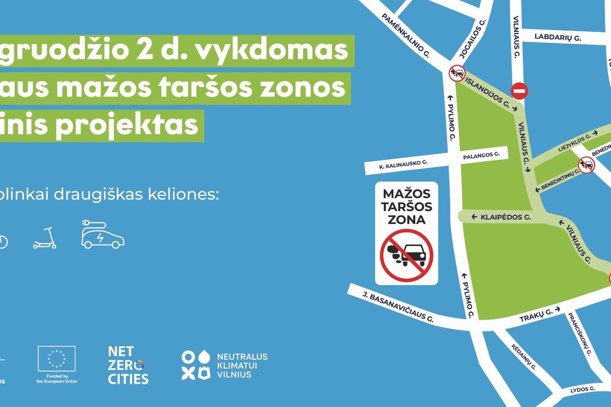 Lithuania’s Capital Launches Low-Emission Zone Pilot Project