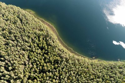 Tauragnai, plaukimas per Tauragnų ežerą laivu, etnografiniai Vaišnoriškės ir Šuminų kaimai