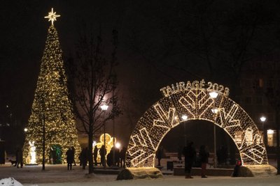 Tauragės eglės įžiebimas