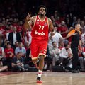 Lyderių charakteris: „Olympiakos“ klampiame ketvirtfinalio starte įveikė Europos karalius